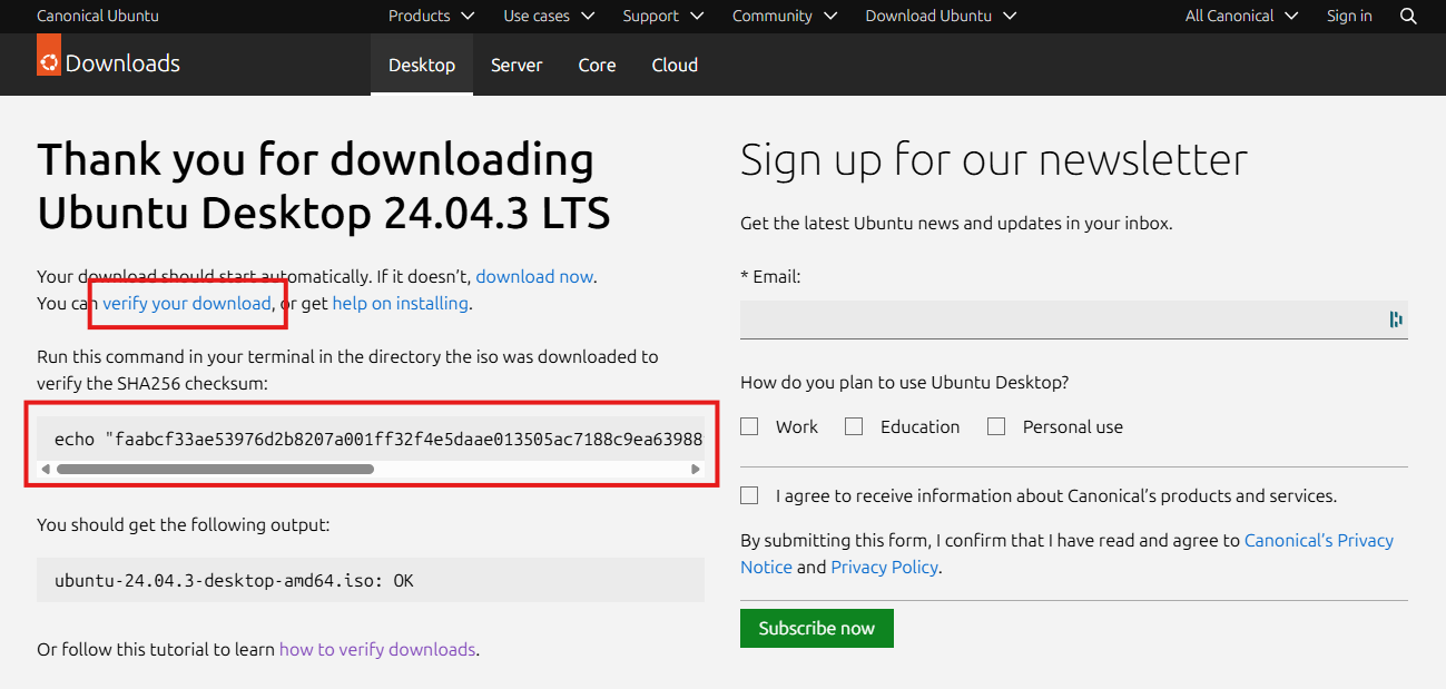 checksum-verification